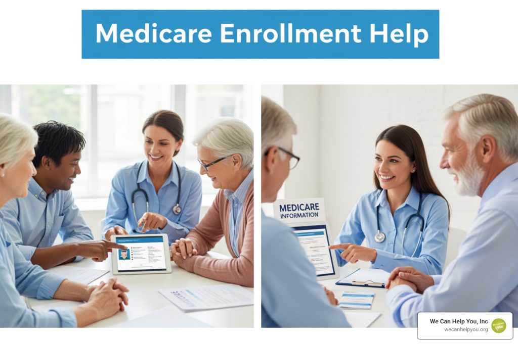 screenshot of the Medicare.gov plan finder tool showing how to enter zip codes and filter by plan type - Medicare Enrollment Help