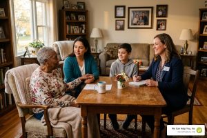 hospice social worker meeting with family - medicare guidelines for hospice social workers