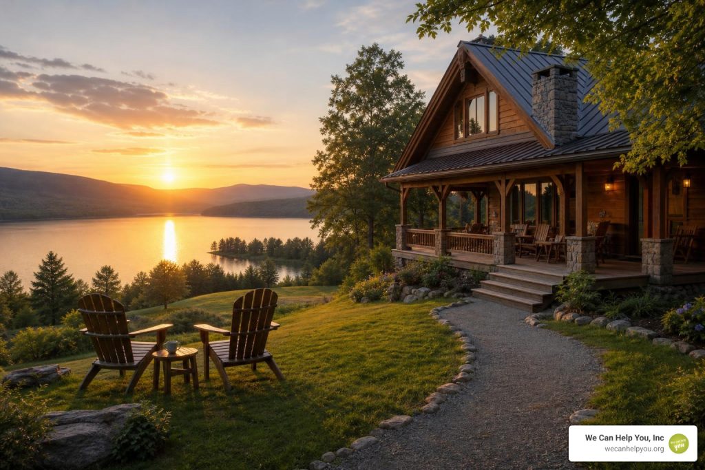 Retirement planning New York peaceful upstate scene